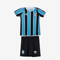 Conjunto do Gremio 1 2024 Umbro Oficial Clube - Infantil