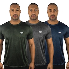 Camiseta Color Sports Dry Mescla - 3 Unidades - Masculino
