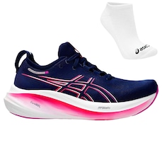 TÊNIS ASICS GEL NIMBUS 26 + PAR DE MEIA - FEMININO