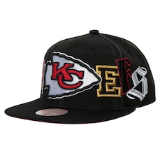 Boné Aba Reta Mitchell & Ness Hype Type Kansas City Chiefs - Snapback - Adulto