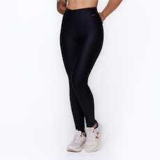 Calça Legging Orbis Fitness Cós Alto Bolso Lateral Recortes - Feminina