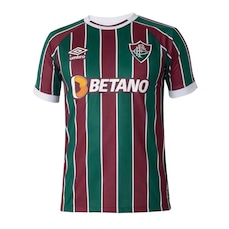 Camisa do Fluminense I 2023/24 Umbro Plus Size - Masculina