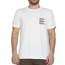 Camiseta Quiksilver Vertical Logos - Masculina