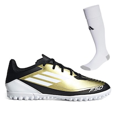 Kit Chuteira Society adidas F50 Club Messi + Meião Milano 23 - Adulto
