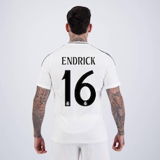 Camisa Real Madrid 2025 adidas Home 16 Endrick - Masculina