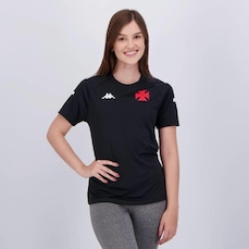 Camisa do Vasco Kappa Details Supporter - Feminina