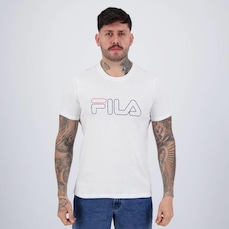 Camiseta Fila Letter Outline - Masculina