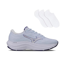 Kit Tênis Mizuno Enigma Feminino + 3 Pares de Meias