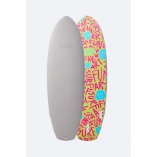Prancha de Surf Medina Soft Top Grey Smile 5''''8" 38,2L