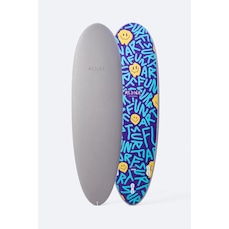 Prancha de Surf Medina Soft Top Grey Smile 6''''6" 50L