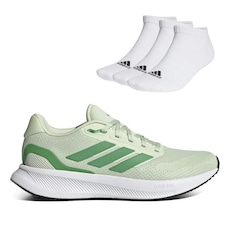 TÊNIS ADIDAS RUNFALCON 5 + 3 PARES MEIAS - FEMININO