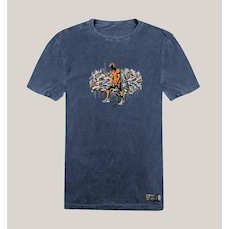 Camiseta WSS Brasil Estonada Algodão Prime Gym Graffiti Orange - Masculina