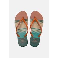 Chinelo Tropical Brasil Estampado Slim - Feminino