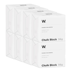 Kit Magnésio em Bloco Chalk Block Cross Escalada 56G - 8 Unidades