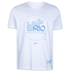 Camiseta New Era Regular Los Angeles Dodgers All Core Mlb - Masculina