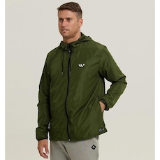 Jaqueta Corta Vento Wss Impermeável Gym Never Give Up - Masculina
