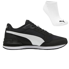 KIT TÊNIS PUMA ST RUNNER V4 MESH + MEIA - MASCULINO