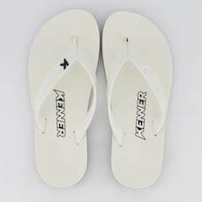 Chinelo Kenner New Summer Branco e Preto