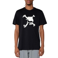 Camiseta Oakley Heritage Skull Tee Blackout - Masculino