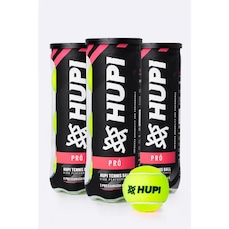 Kit 3x Tubos Bolas de Tênis Hupi Pró