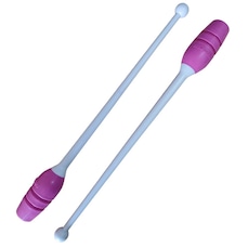 Par de Maças Ginástica Rítmica Conectável Tuimader 45cm