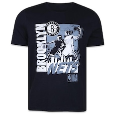 Camiseta New Era Brooklyn Nets Core - Masculina