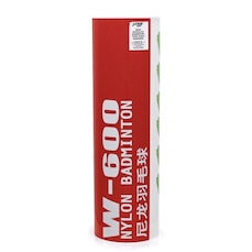 Peteca Badminton Dhs W600 Tubo com 6 Unidades