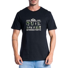 Camiseta Quiksilver Logo Print - Masculina