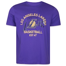 Camiseta New Era Regular Nba Los Angeles Lakers Core - Masculina