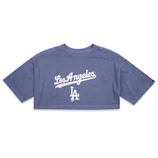 Camiseta New Era Cropped Mlb Los Angeles Dodgers Classic - Feminina