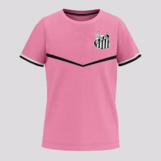 Camisa Santos Broto Infantil Rosa