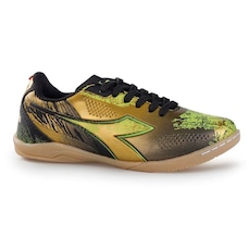 Tênis Futsal Infantil Diadora Agilitá Preto e Dourado - Diadora