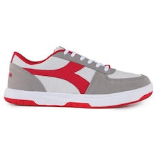 Tênis Unissex Casual Diadora New Playmaker Branco e Vermelho - Diadora - Unissex