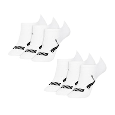 Kit Meias Puma com 6 Pares Sapatilha Infantil