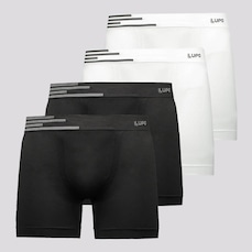 Cueca Boxer Lupo Microfibra sem Costura - 4 Unidades