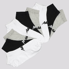Meia Kappa Sapatilha - 9 Pares - Adulto