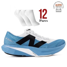 TENIS NEW BALANCE FUELCELL REBEL V4 + 12 PARES DE MEIAS - MASCULINO