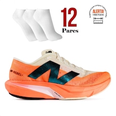 TENIS NEW BALANCE FUELCELL REBEL V4 + 12 PARES DE MEIAS - MASCULINO