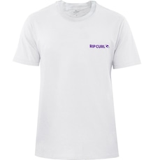 Camiseta Rip Curl Brand Icon White - Masculina