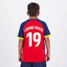 Camisa Barcelona Yamal 19 Culés Juvenil Listrada