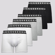 Kit 6 Cuecas Boxer Kappa Levinne Adulto