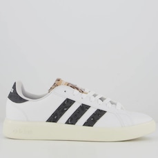 Tênis adidas Grand Court Base 2.0 Animal Print - Feminino