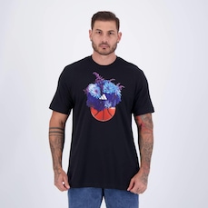 Camiseta adidas Hoops Floral -