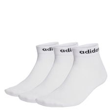 Kit Meias Finas Linear Ankle com 3 Pares - Adulto