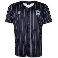 Camiseta Jersey New Era Las Vegas Raiders Stripes - Masculina
