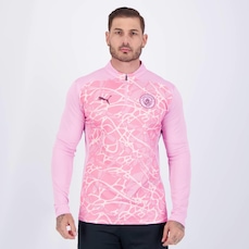 Blusão sem Capuz Puma Manchester City Pré-Jogo 2025 - Masculino