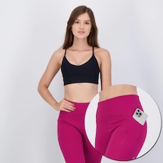 Conjunto Calça Legging + Top Hering - Feminino