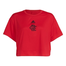 Camiseta do CR Flamengo adidas - Feminina
