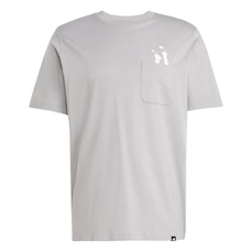 Camiseta adidas Estampada Bolso Lounge Slides - Masculina