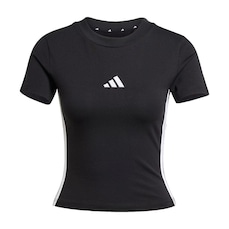 Camiseta adidas Essentials Três Listras Slim - Feminina